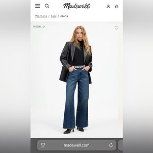 Madewell superwide-leg jeans